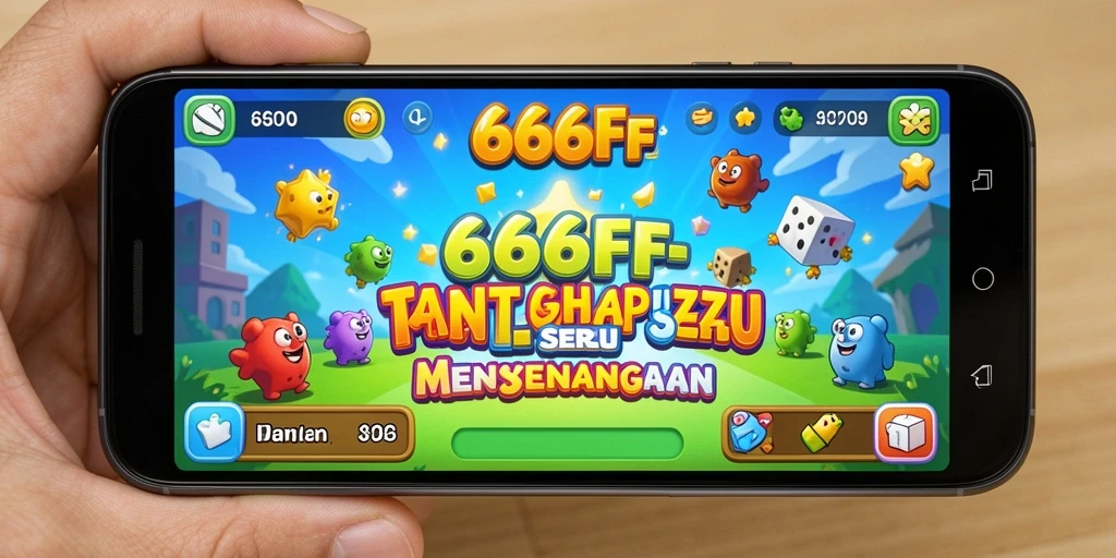Tangkapan layar permainan 666FF menunjukkan puzzle yang menarik dan menantang.