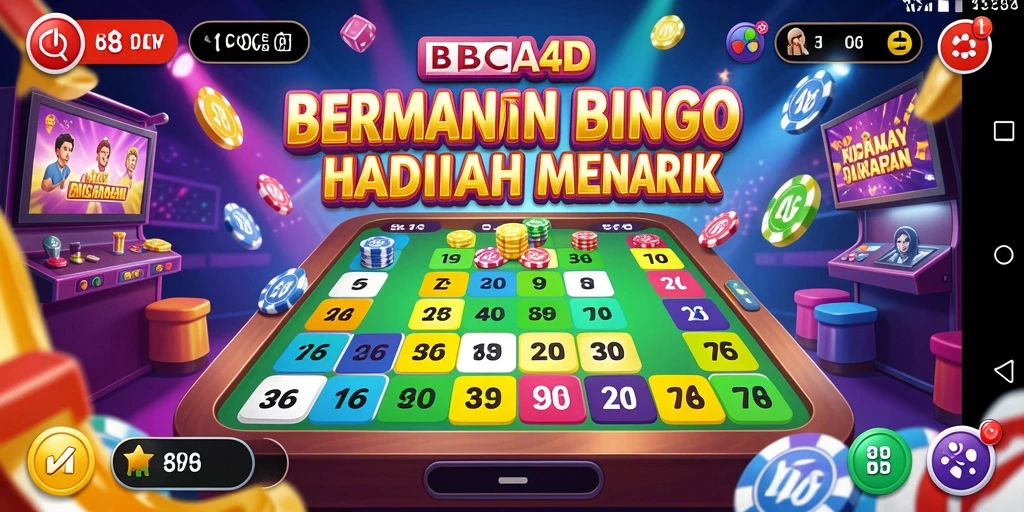 Tampilan menarik dari gameplay Bingo yang mengasyikkan di BBCA4D.