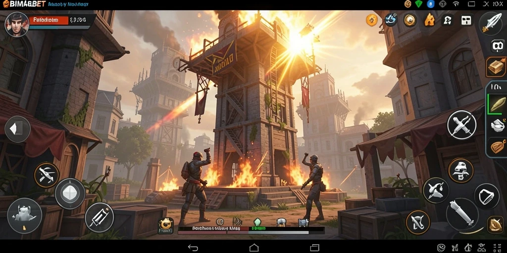 Tampilan gameplay Tower Defense yang mendebarkan dan strategis.