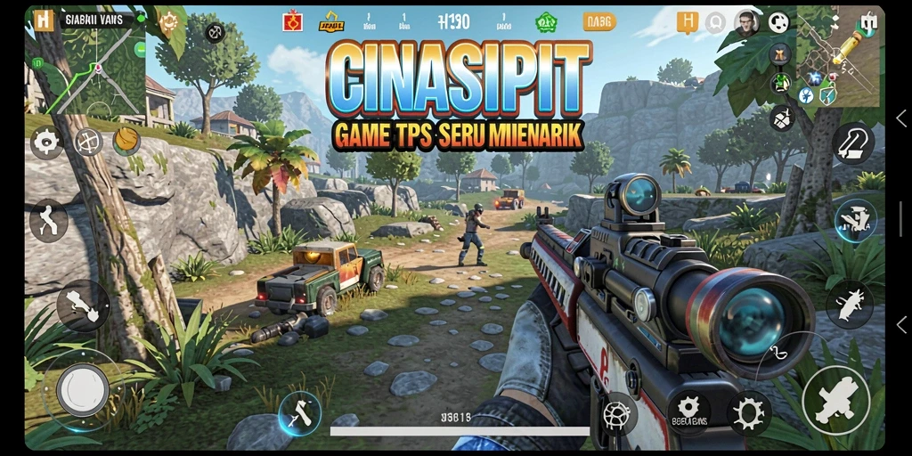 Tampilan gameplay seru dari CINASIPIT yang penuh aksi.