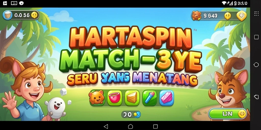 Gameplay HARTASPIN yang menarik dan penuh warna.