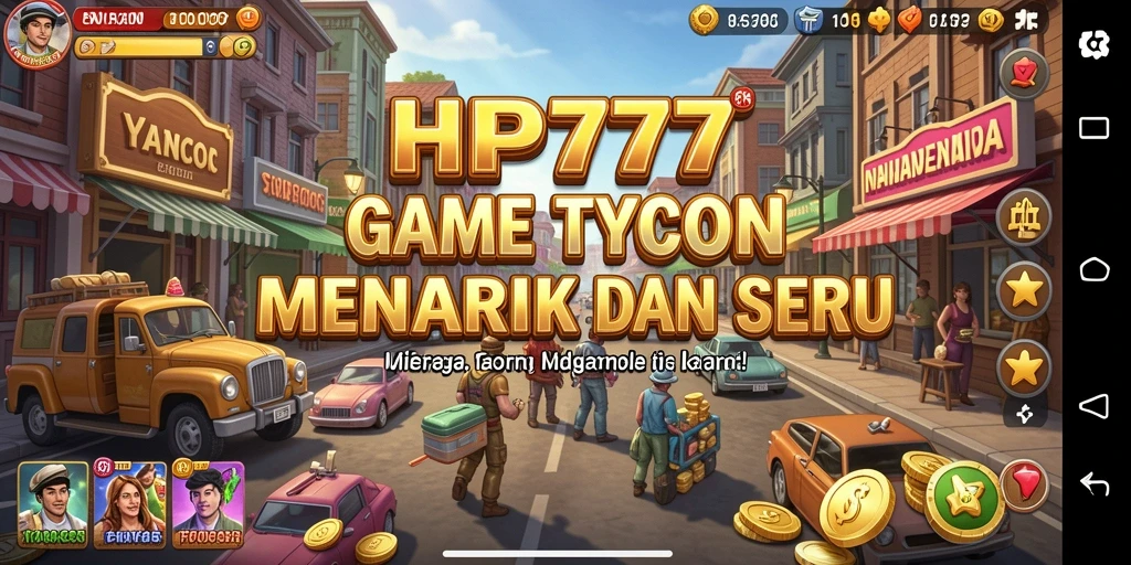 Gameplay HP777 menunjukkan dinamika mengelola bisnis yang menarik.