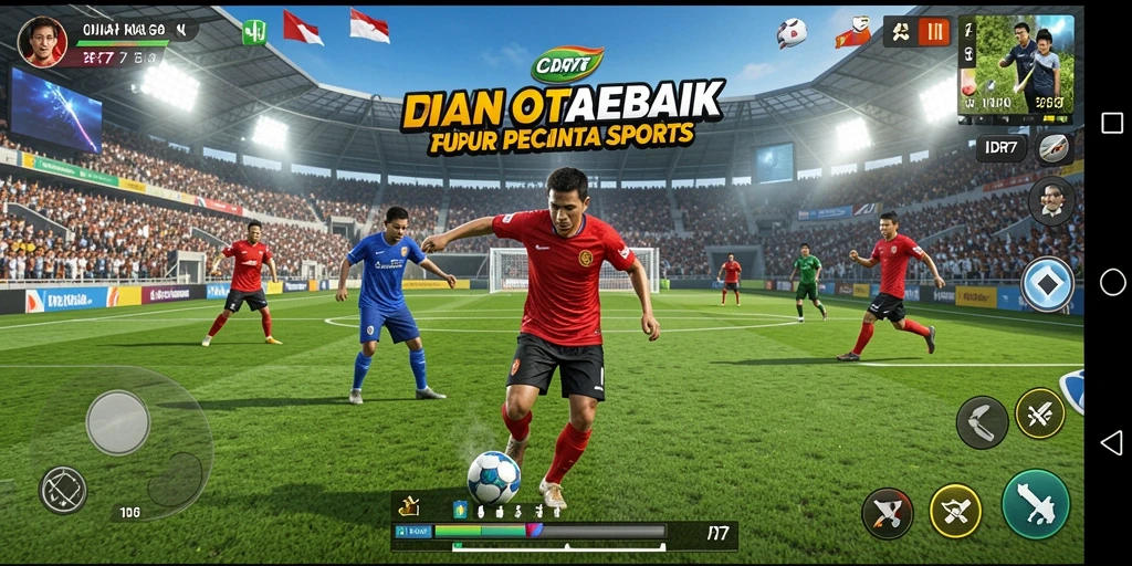 Tangkapan layar IDR77 menampilkan aksi seru dalam permainan olahraga.
