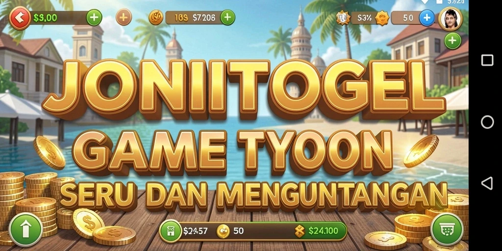 Tampilan gameplay menarik dari JONITOGEL yang memukau.