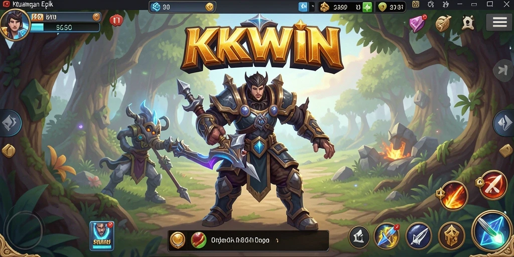 Tampilan gameplay RPG yang menegangkan dan mendebarkan.