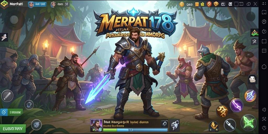 Tampilan permainan MMORPG yang menarik dan penuh aksi.