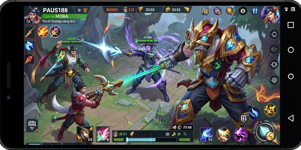Gameplay seru dan strategi tim yang mendebarkan di PAUS188.