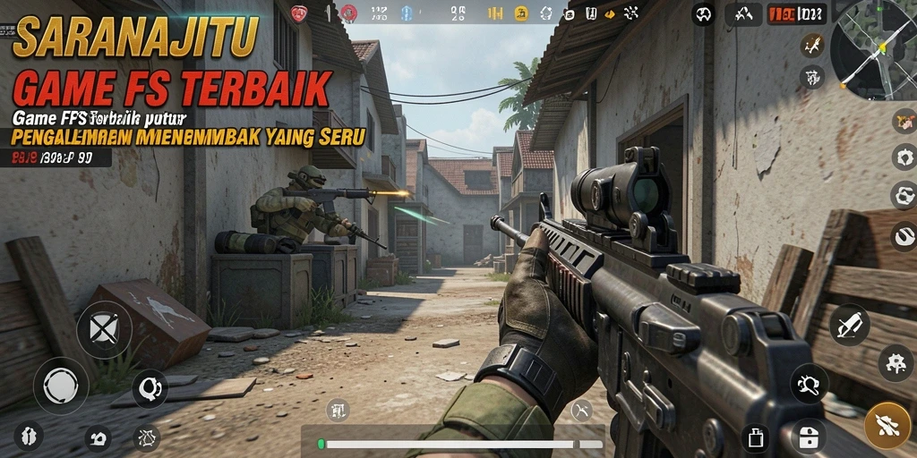 Gameplay SARANAJITU yang menegangkan dan mendebarkan.