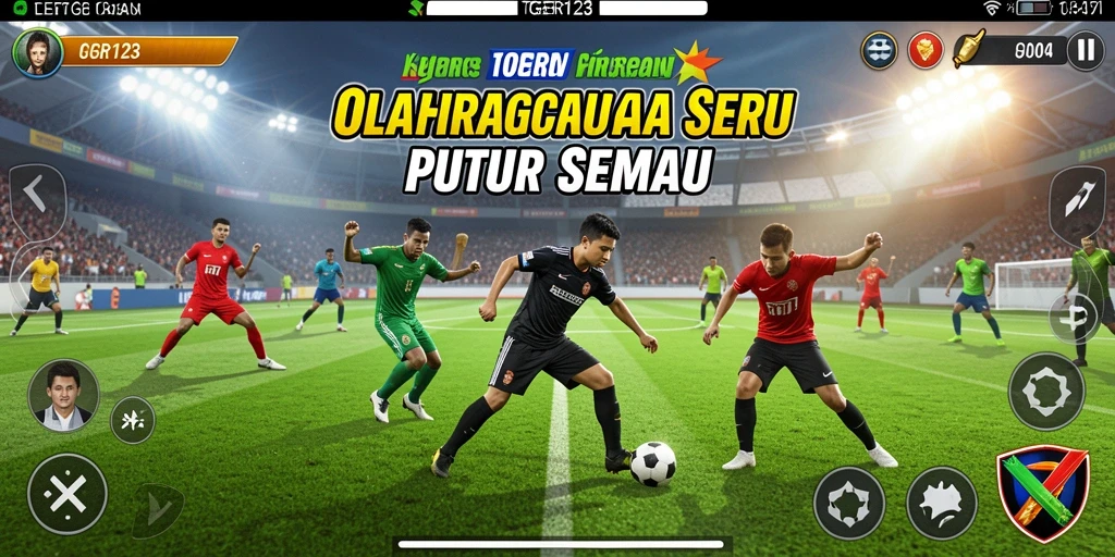 Tangkapan layar TGER123 menunjukkan aksi seru dalam permainan olahraga.