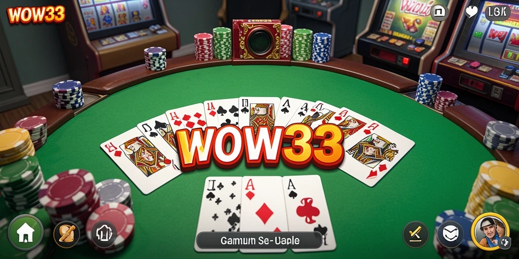 Tampilan gameplay WOW33 yang seru dan menarik.